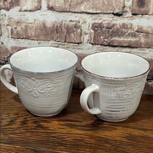 Pfaltzgraff Isabella coffee mugs set of 2